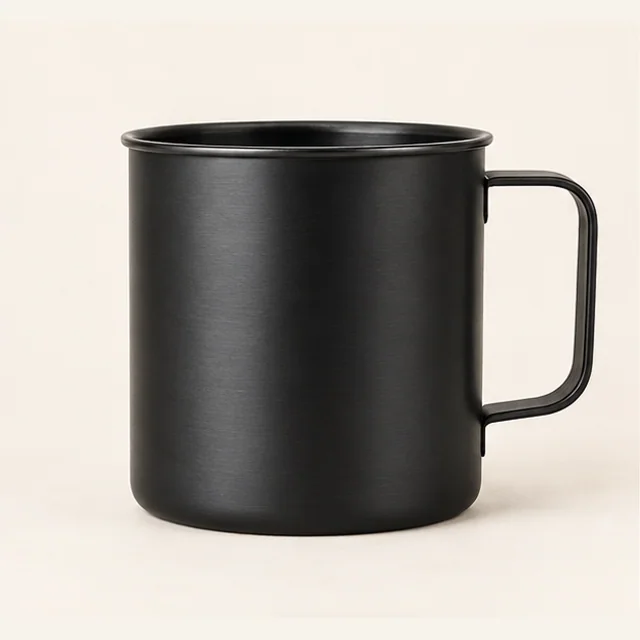 Harbor Black Aluminium Cup — product overview