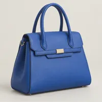 Tide Blue Structured Handbag